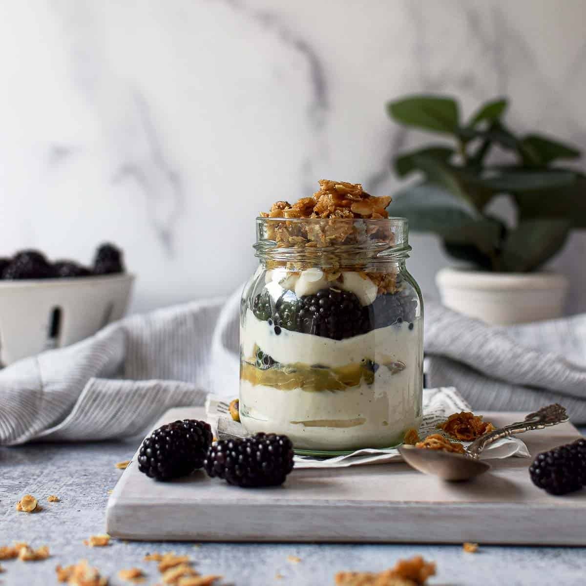 Blackberry Lemon Curd Parfait