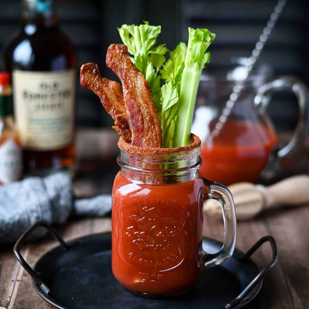 Bourbon Bloody Mary, plus Bacon