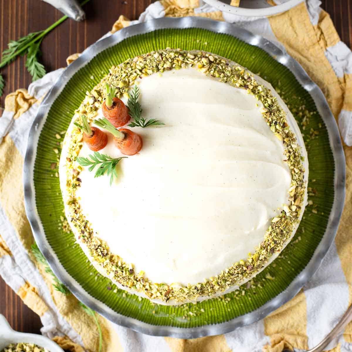 Carrot Cake, plus Pistachio and Orange