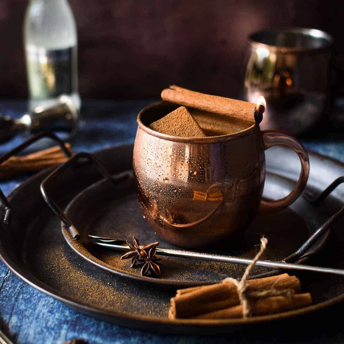 Chai Moscow Mule and Burnt Cinnamon