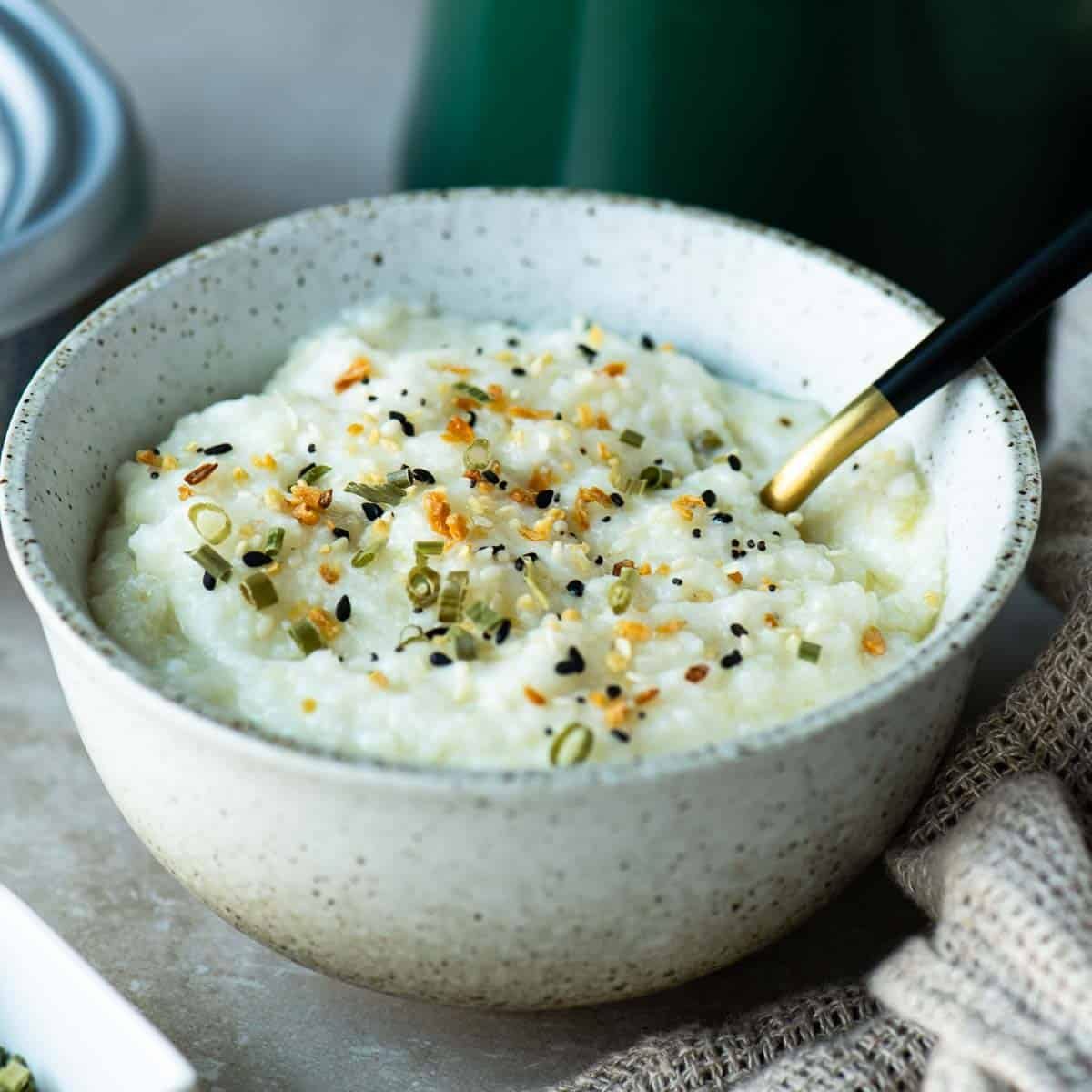 Cream Cheese Grits, plus Everything Bagel Seasoning