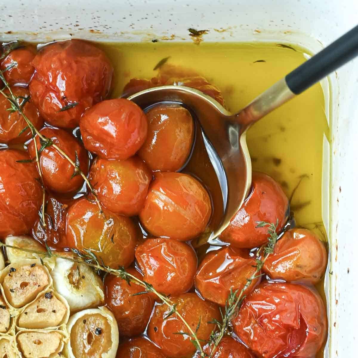 Cherry Tomato Confit and Garlic and Thyme
