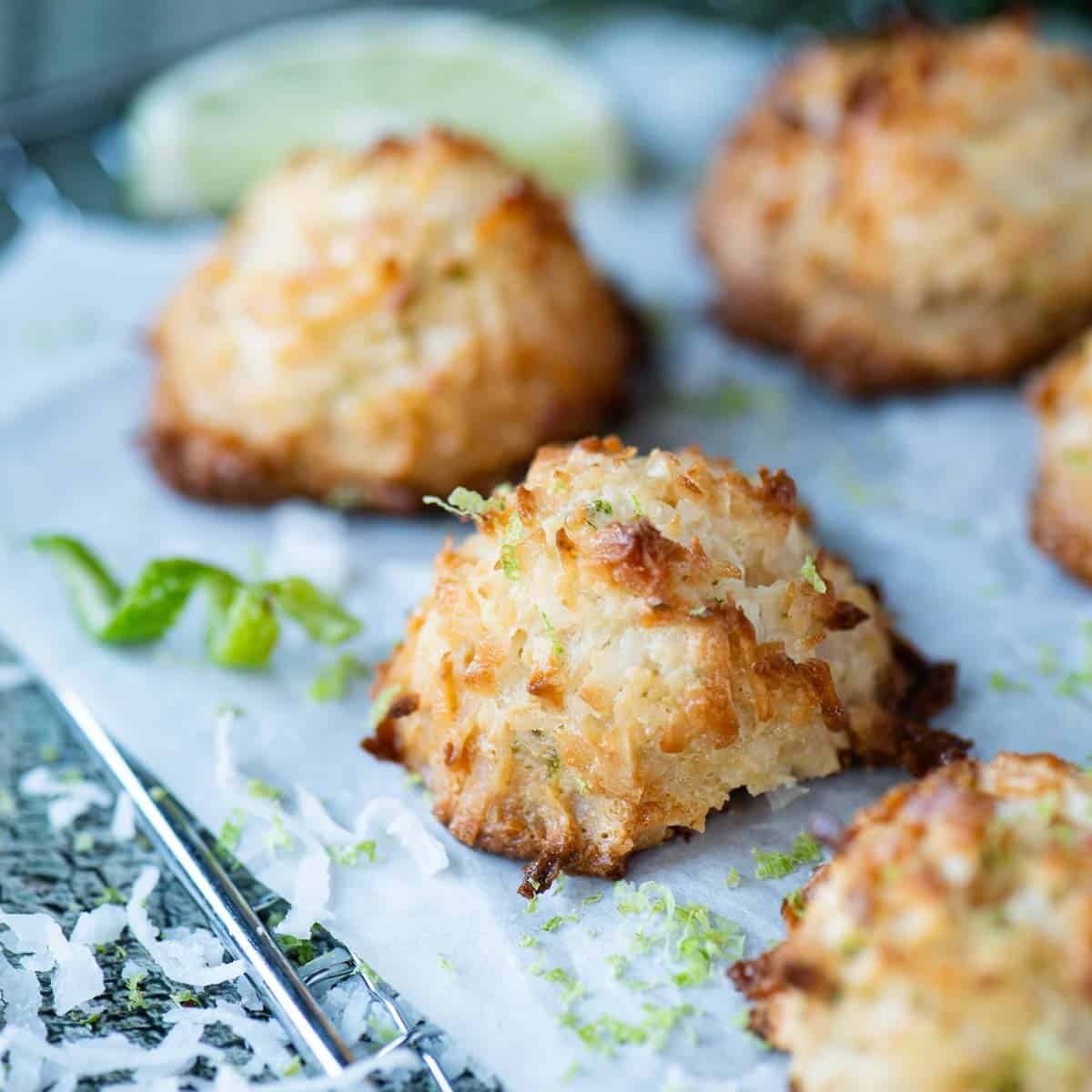 Coconut Lime Macaroons