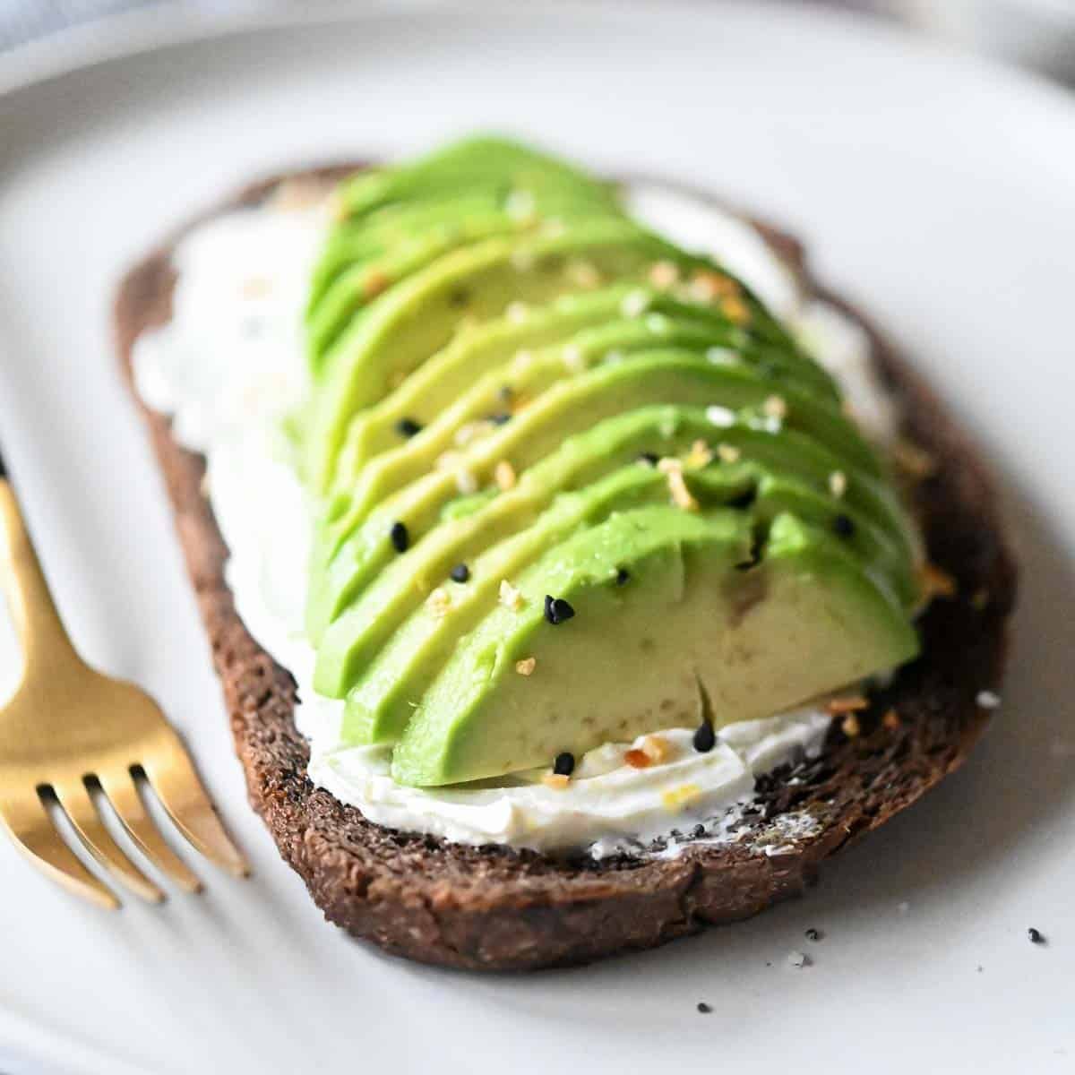 Cream Cheese Avocado Toast