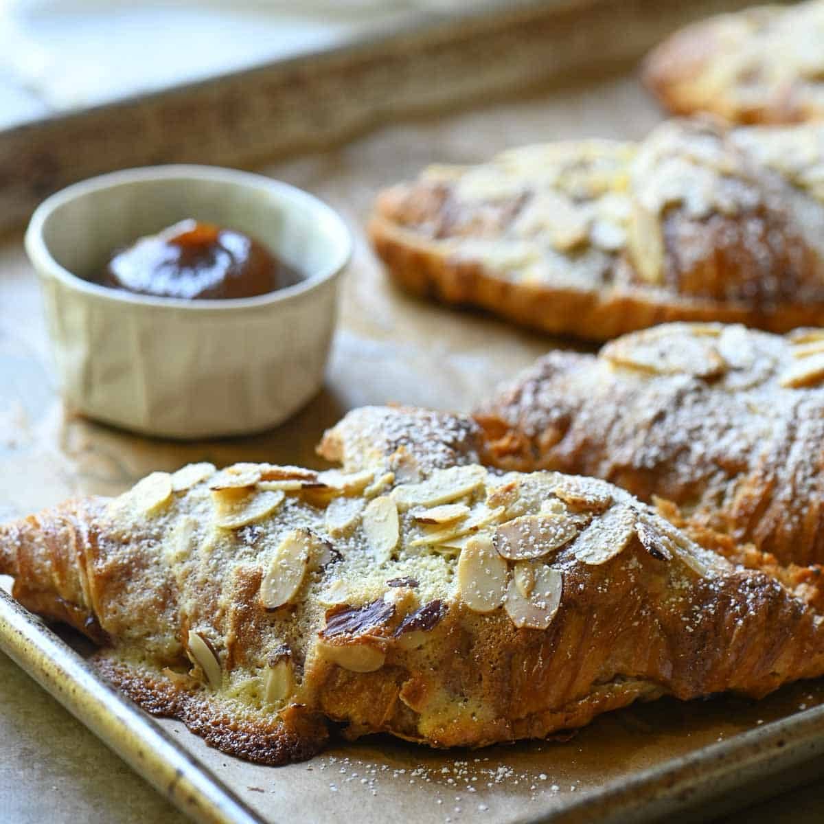 Apple Butter Almond Croissants