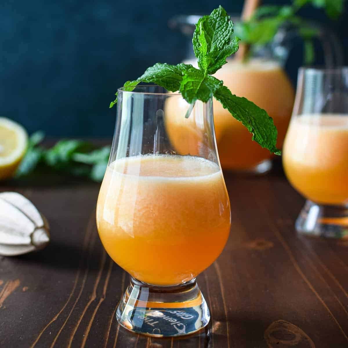Cantaloupe Lime Agua Fresca