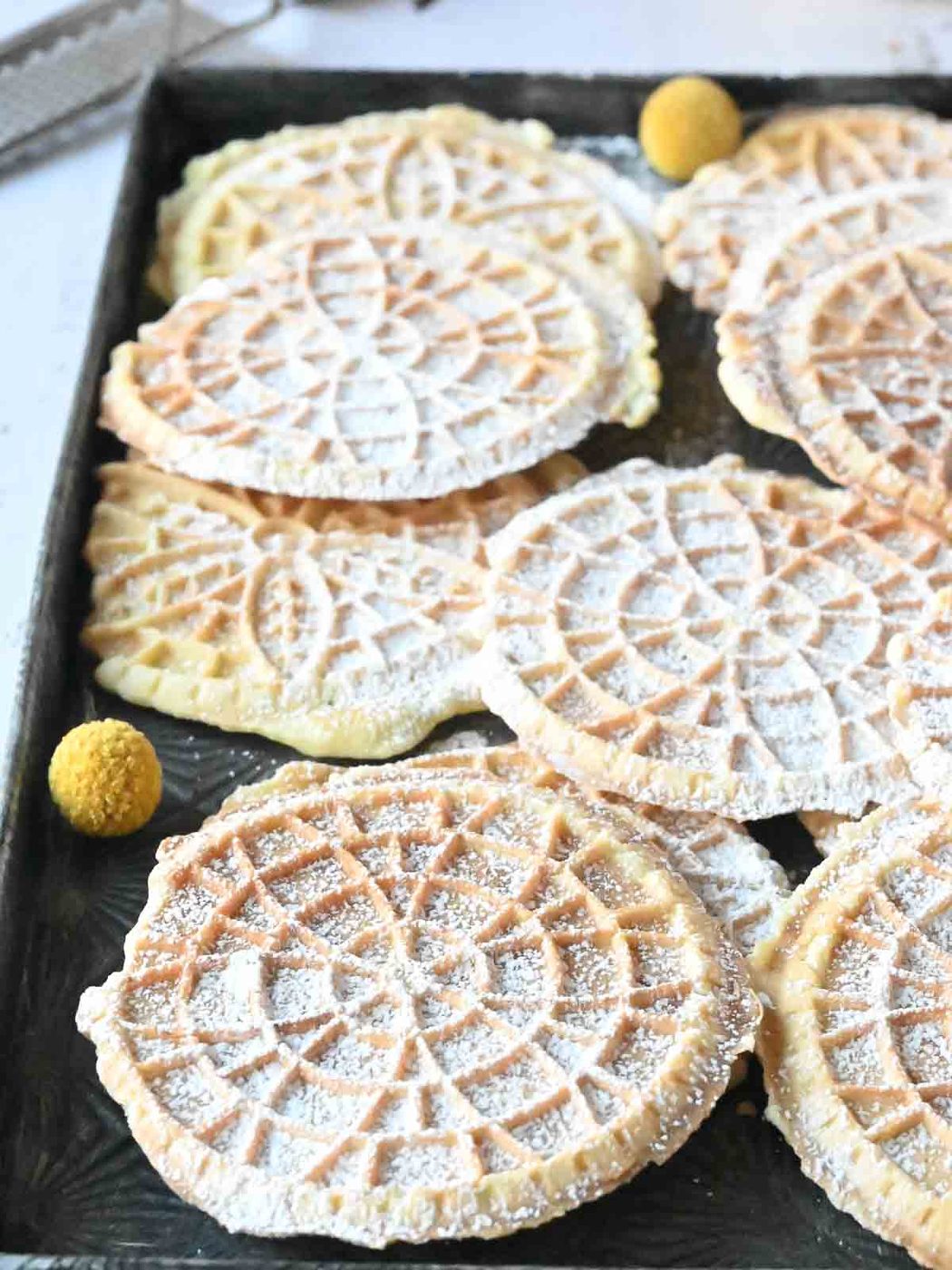 Lemon Pizzelle