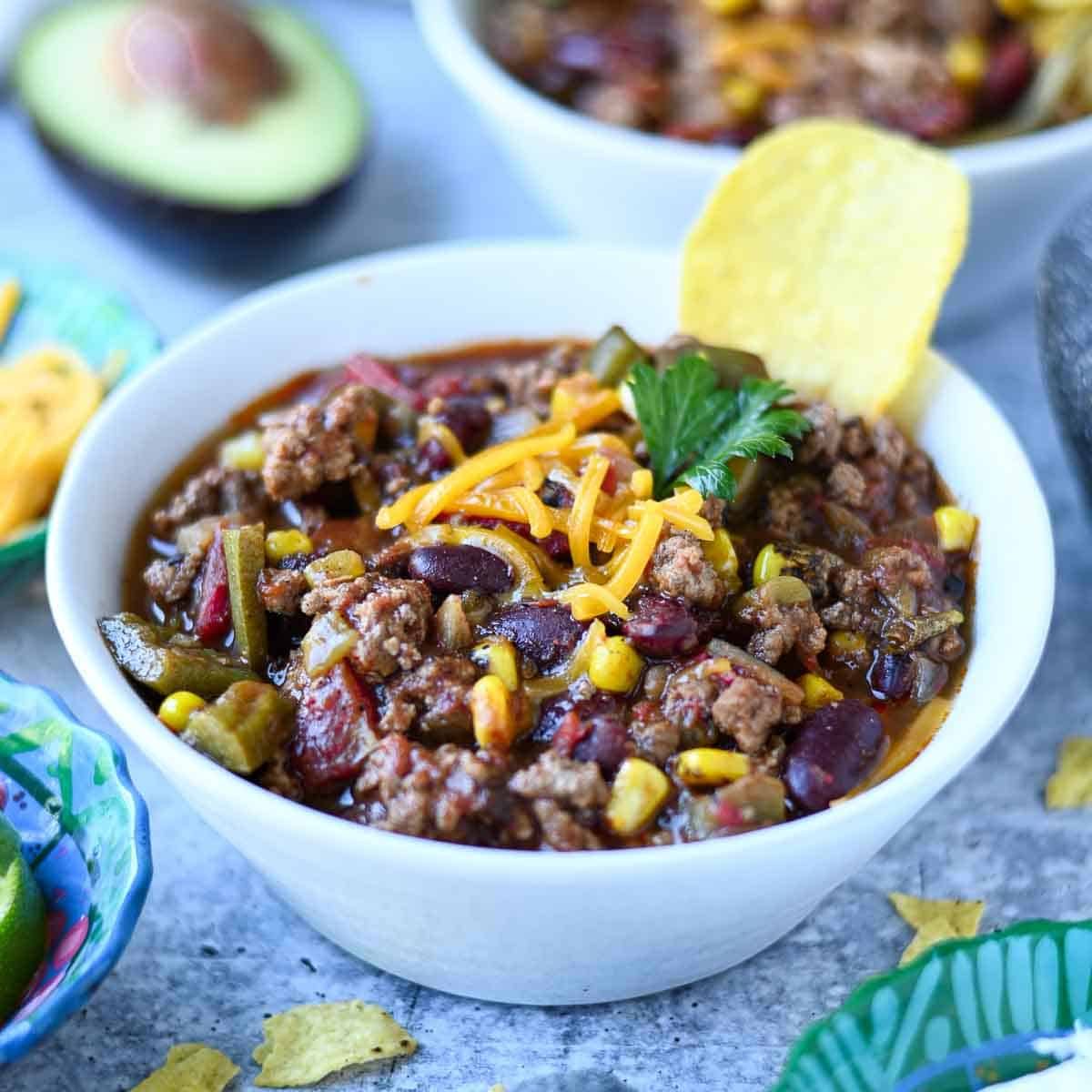 Fire Roasted Chili, plus Turkey