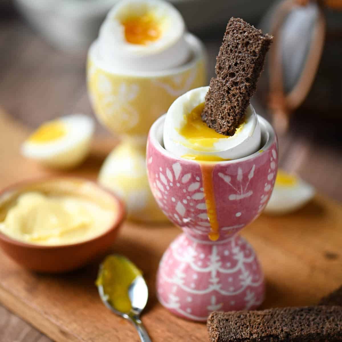 Foolproof Soft-Boiled Eggs and Rye Toast