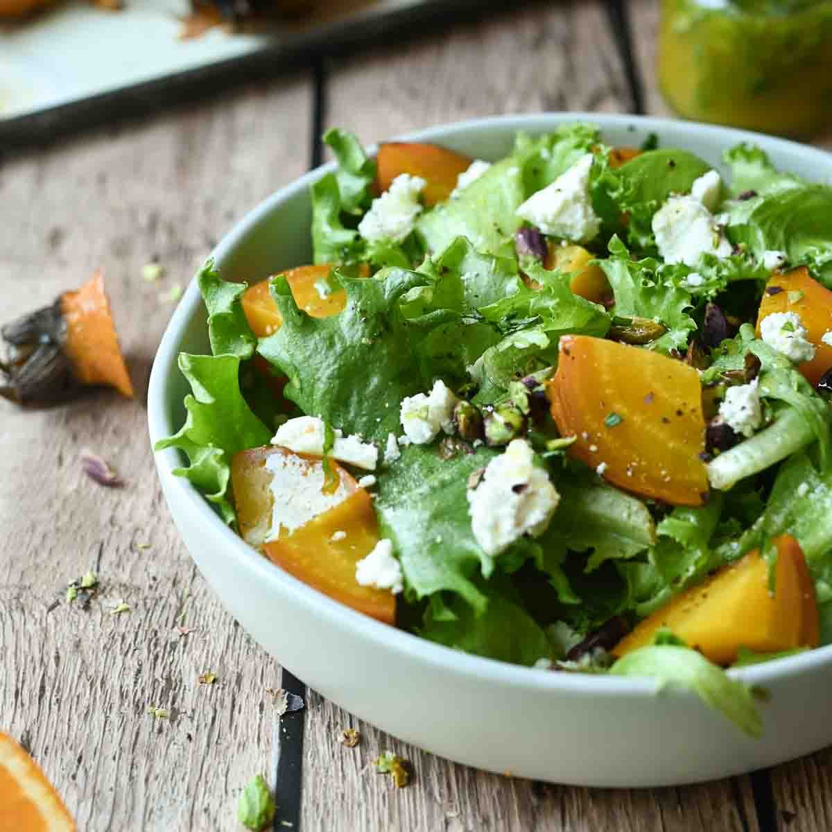 Golden Beet Salad, plus Tarragon Vinaigrette