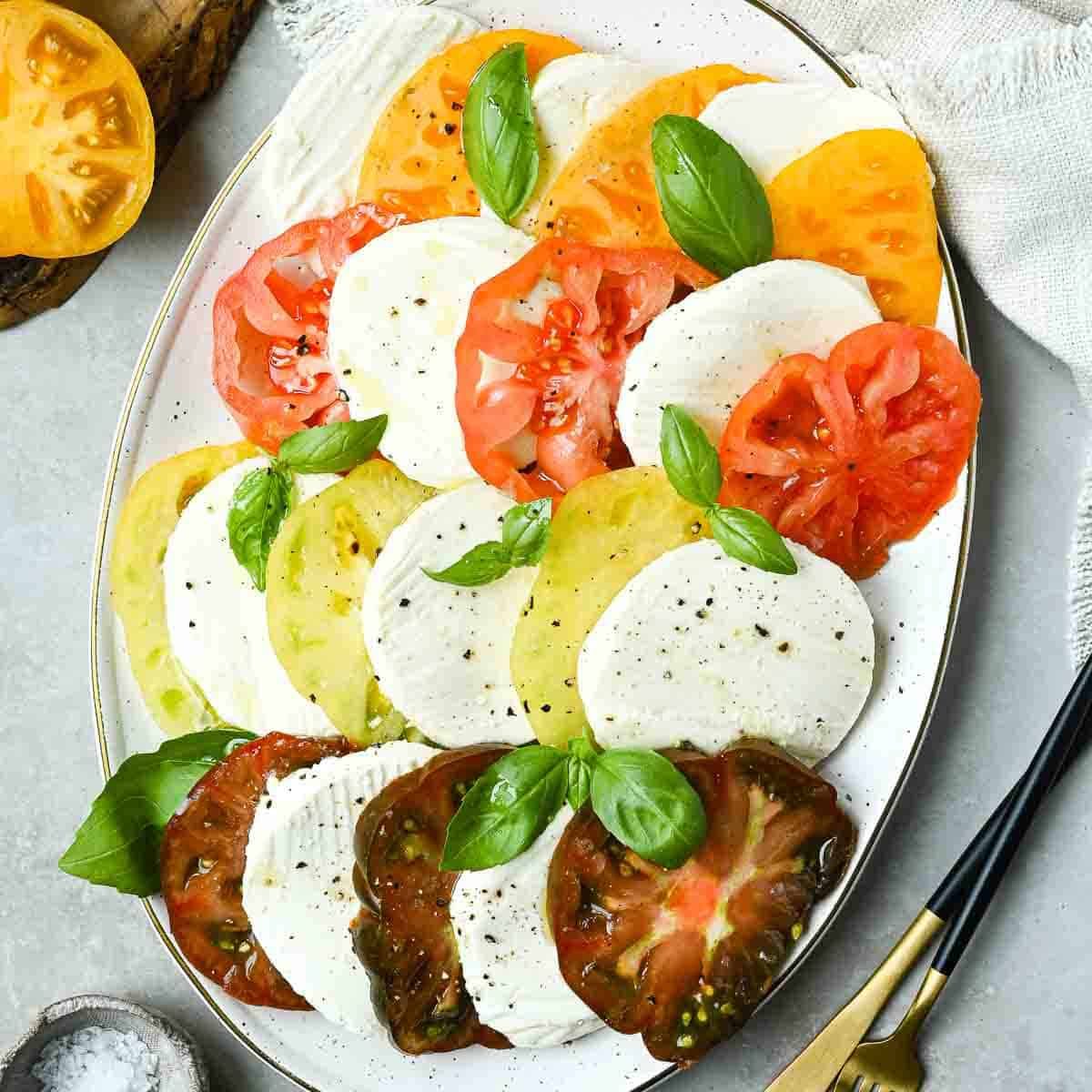 Heirloom Tomato Caprese Salad