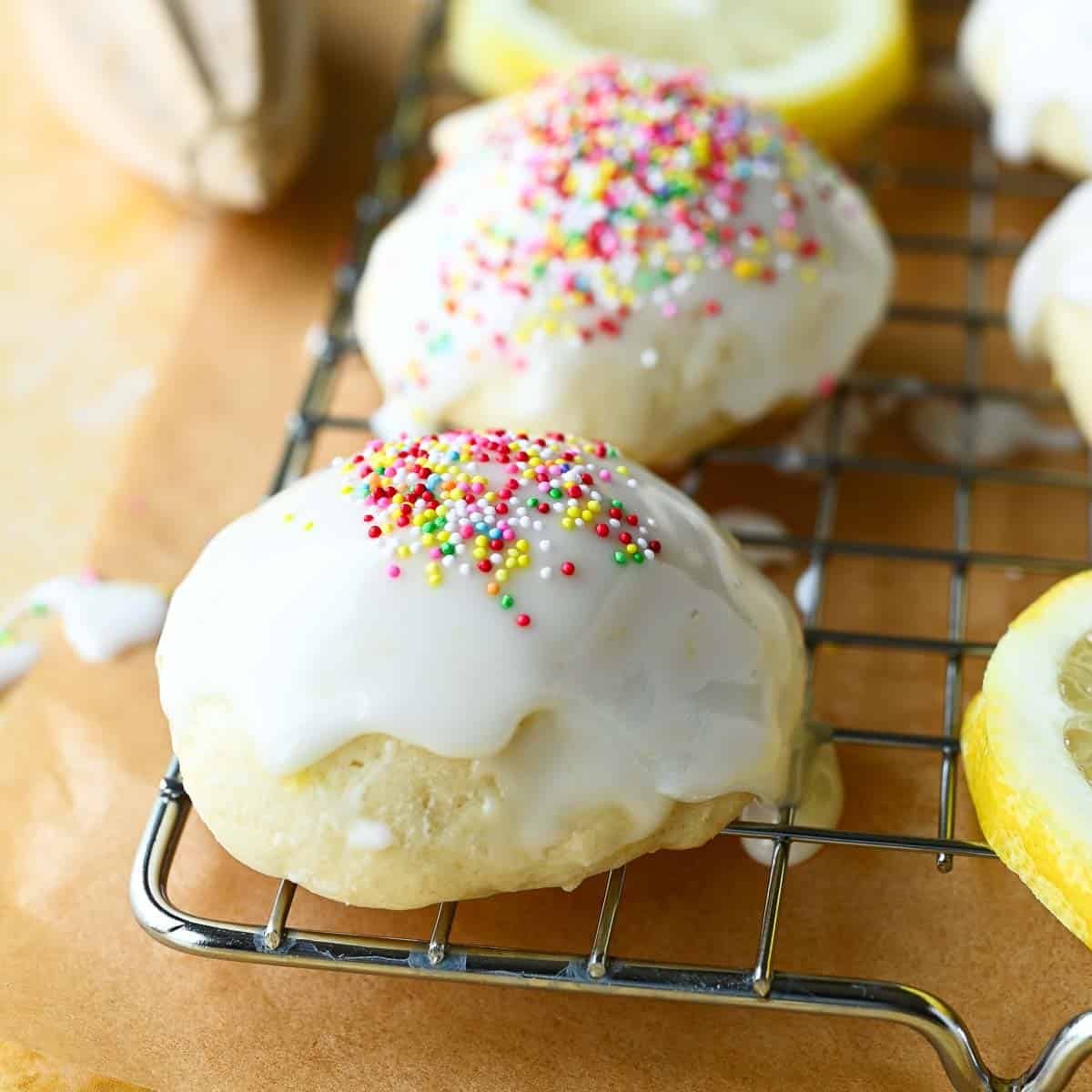 Italian Lemon Drop Cookies
