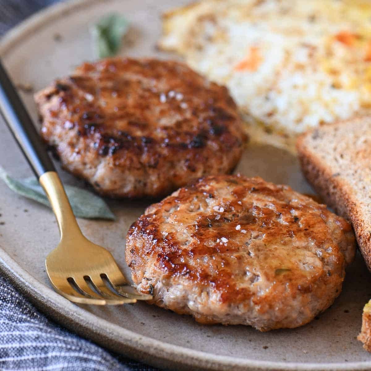 Maple Sage Sausage, Homemade Breakfast Patties