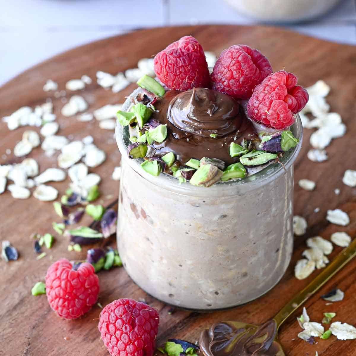 Nutella Overnight Oats