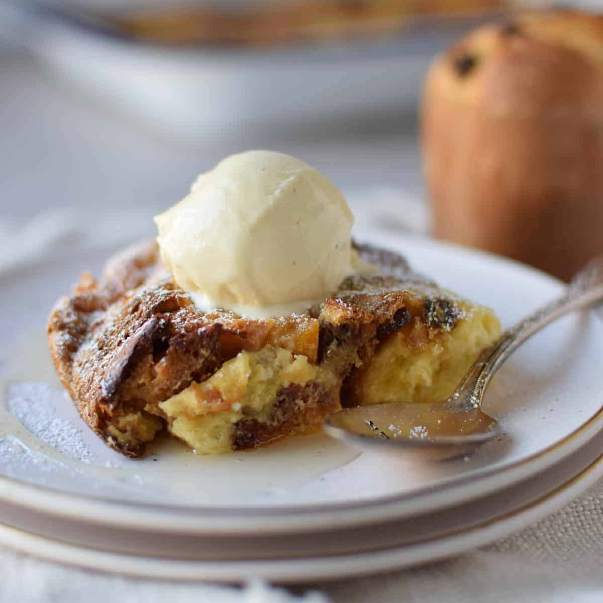 Italian Bread Pudding and Panettone