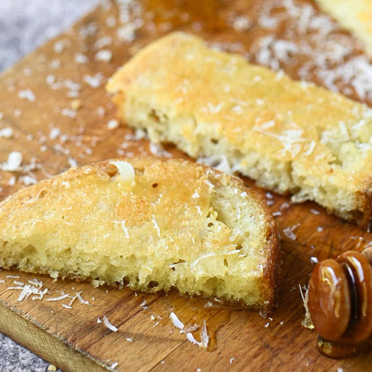 Parmesan Toast, plus Truffle Honey