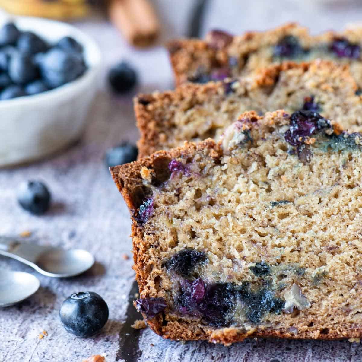 Blueberry Banana Nut Bread