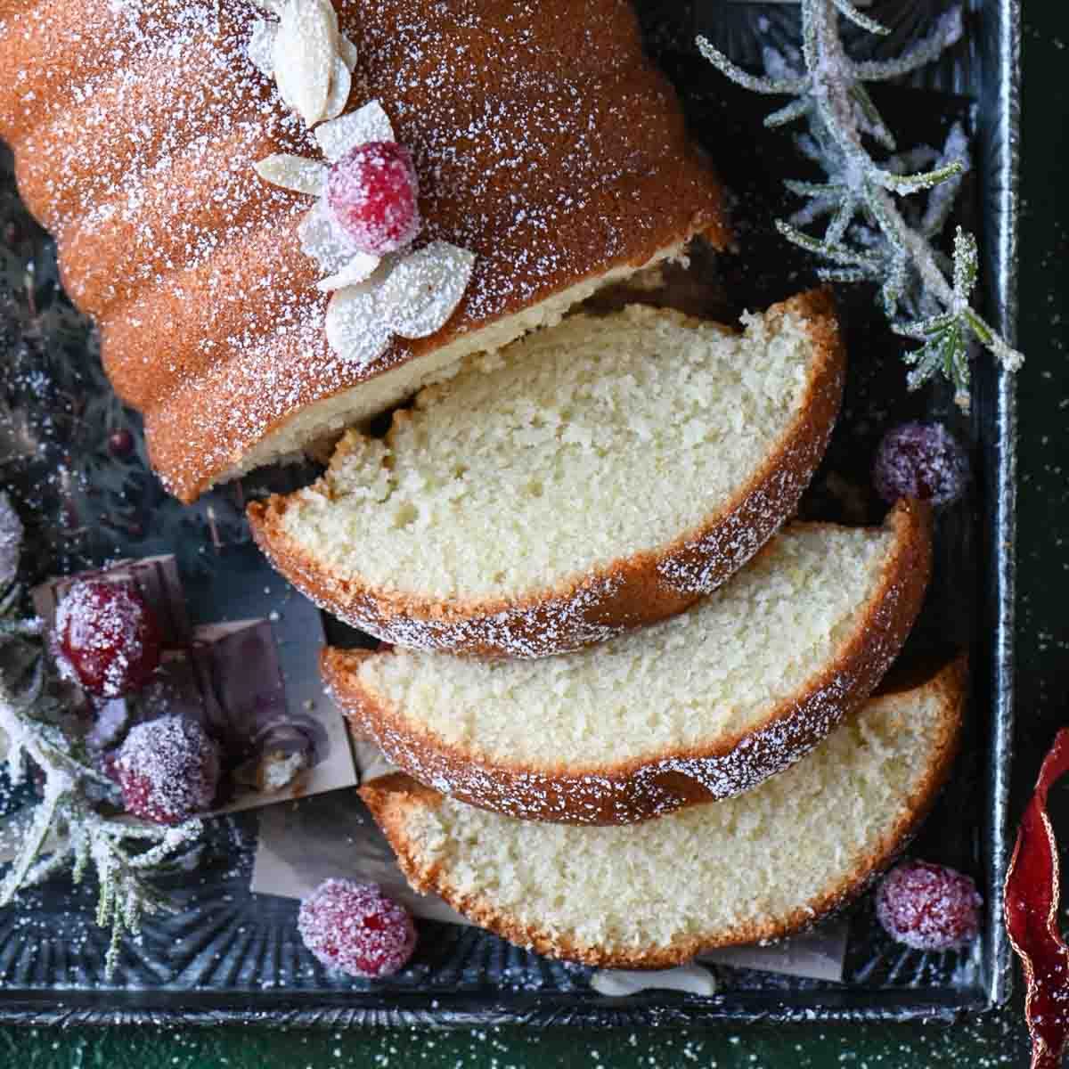 Scandinavian Almond Cake