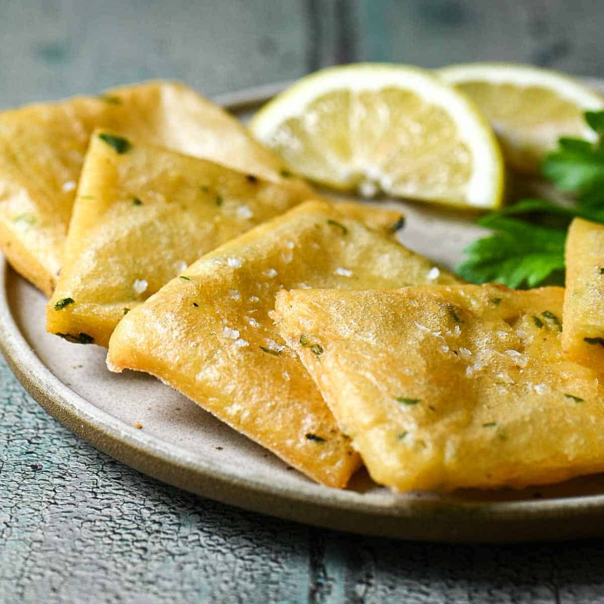 Sicilian Panelle, Italian Chickpea Fritters