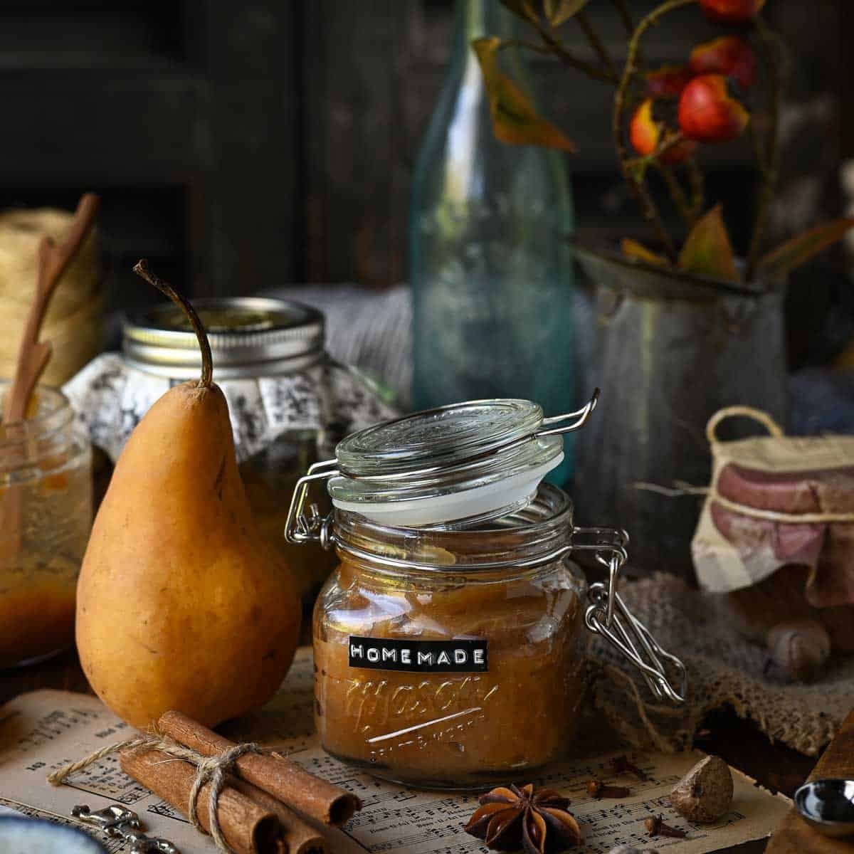 Pear Butter from the slow cooker