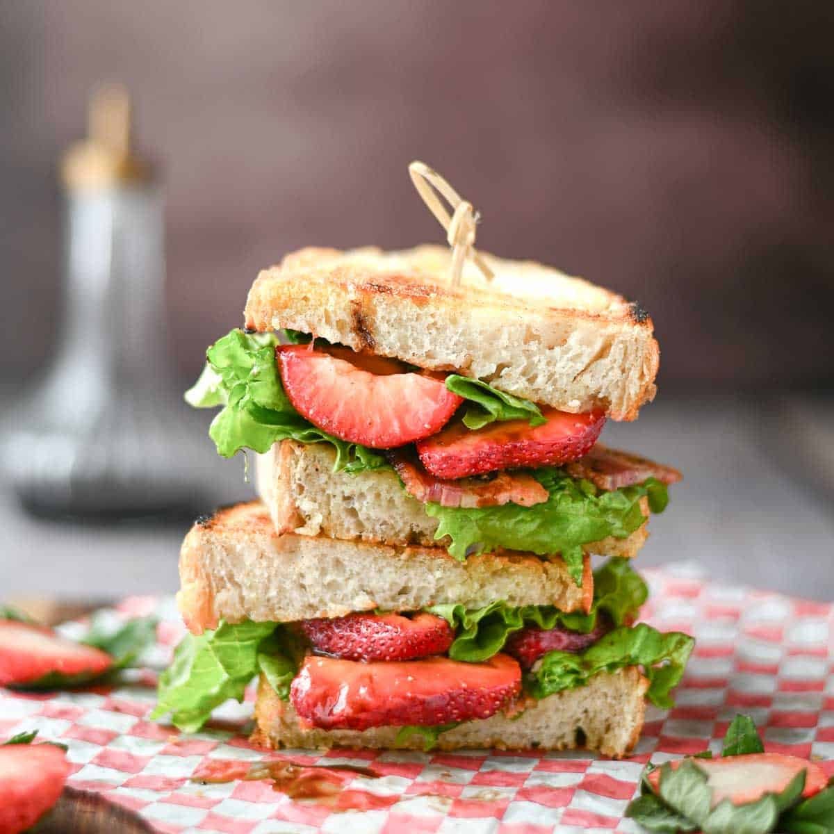 Strawberry BLT Sandwich