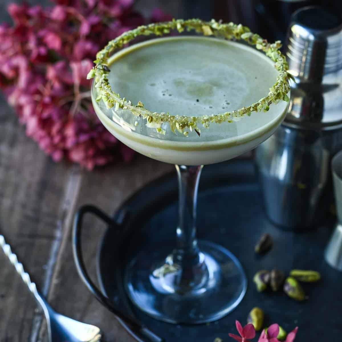 White Chocolate Pistachio Martini