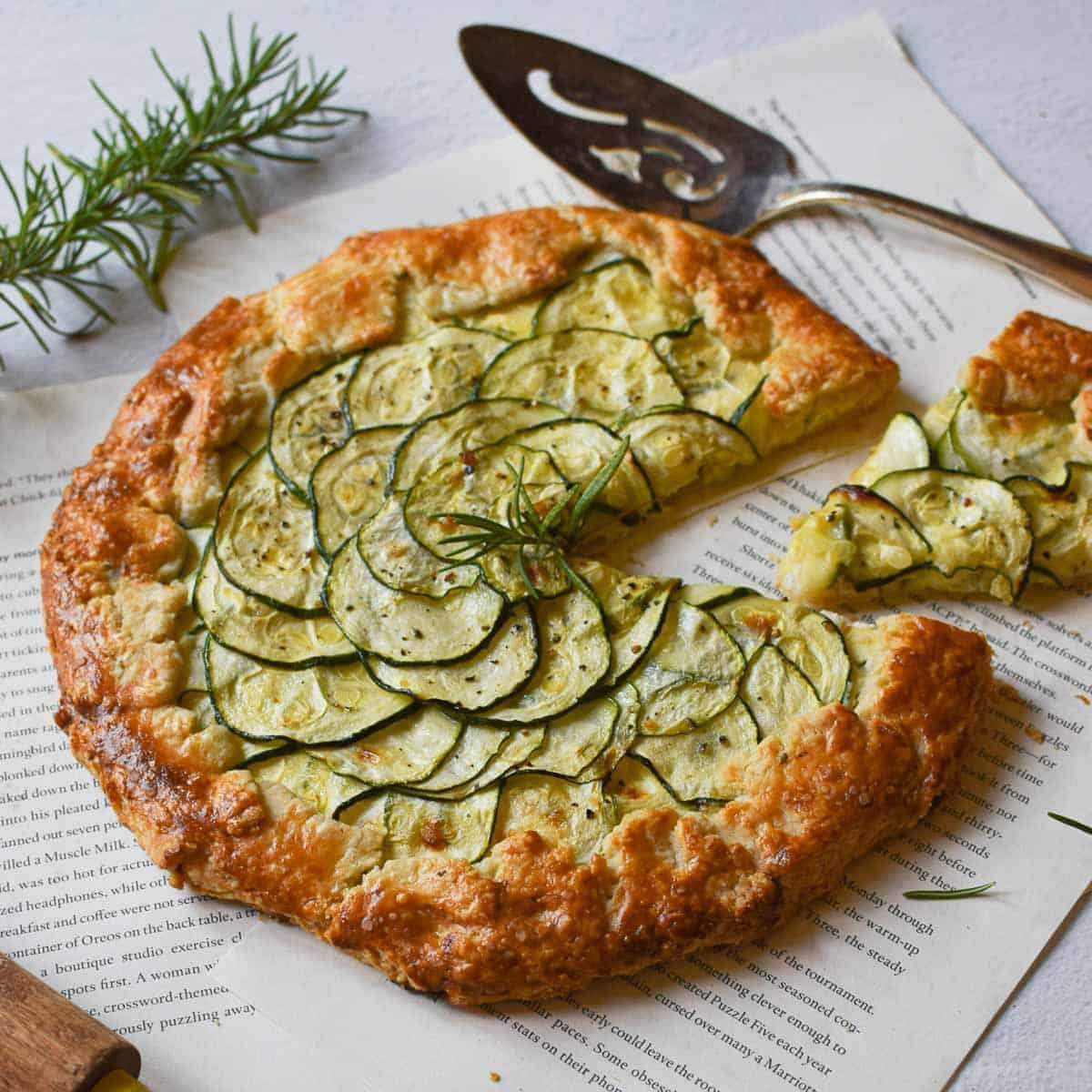 Zucchini and Ricotta Galette