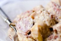 Smoky Kielbasa Tortellini Alfredo