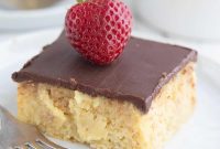 Keto Boston Cream Infusion Cake