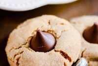 Flourless Peanut Butter Kiss Cookies