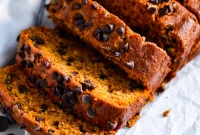 Irresistible Pumpkin Chocolate Chip Bread