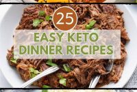 25 Speedy Keto Dinners: Your Weeknight Lifesaver