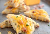 Savory Keto Ham and Cheese Scones