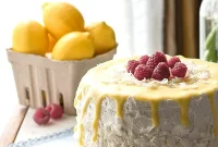 Luscious Coconut Lemon Curd Cake