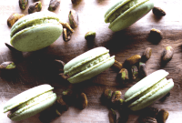 Exquisite Pistachio Italian Macarons