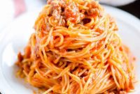 Hearty Instant Pot Beef Spaghetti