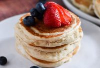 Quick Fluffy Eggless Pancakes No Flaxseed
