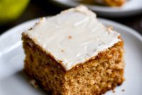 Perfectly Spiced Applesauce Cake