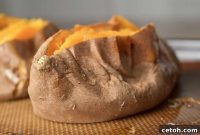 Golden Baked Sweet Potatoes