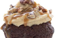 Decadent Keto Turtle Cupcakes