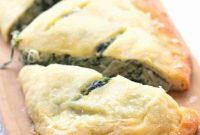 Savory Keto Spinach Artichoke Calzone