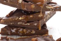 Keto Turtle Pecan Bark