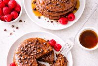 Decadent Chocolate Protein Pancakes