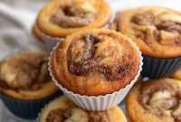 Cinnamon Swirl Protein Muffins
