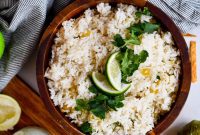 Bright and Zesty Cafe Rio Cilantro Lime Rice