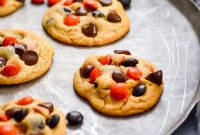 Soft and Chewy M&M Pudding Cookies