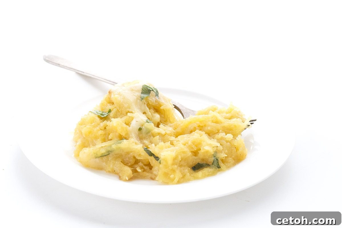 Low Carb Keto Slow Cooker Spaghetti Squash Recipe