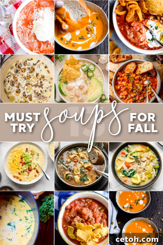 Explore our handpicked collection of 13 Must-Try Autumn Soup Recipes to keep you warm all season long.
