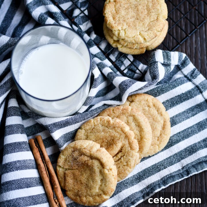 Touchdown Desserts: 15 Effortless Super Bowl Sweets 14 Soft, chewy snickerdoodle cookies with crackled tops, generously coated in cinnamon-sugar.