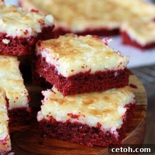 Red Velvet Gooey Butter Cake